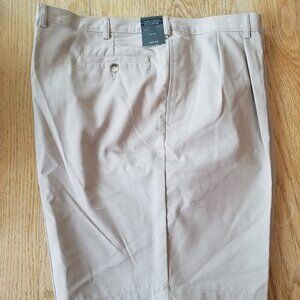 Jos. A. Bank Mens Shorts 48W Tan Beige Khaki Travelers Collection Non-Iron NWT#2